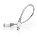 Kabel USB (3.1) USB C M- USB C M 0.3m srebrny Verbatim box 48867