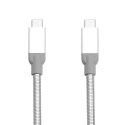 Kabel USB (3.1) USB C M- USB C M 0.3m srebrny Verbatim box 48867