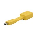 Redukcja USB (2.0) micro USB micro M- USB A F 0m żółta