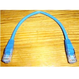 UTP patchcord, Cat.5e, RJ45 M-0.25m, nieekranowany, niebieski, economy