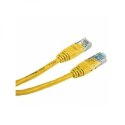 UTP patchcord, Cat.5e, RJ45 M-0.5m, nieekranowany, żółty, economy