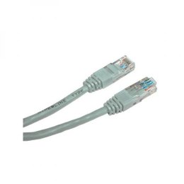 UTP patchcord, Cat.5e, RJ45 M-10m, nieekranowany, krzyżowy, szary, do połączenia 2 PC economy