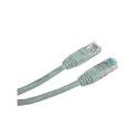 UTP patchcord, Cat.5e, RJ45 M-5m, nieekranowany, szary, cena za 1 sztukę Logo, 5 pack (economy)