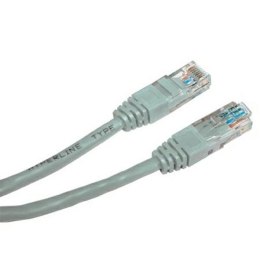 Cat.5e, RJ45 M-1m, nieekranowany, CCA, szary, economy