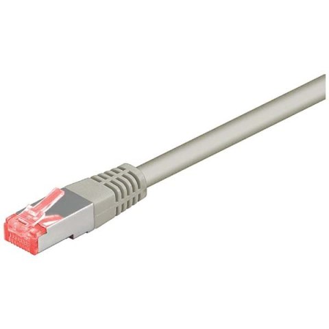 FTP patchcord, Cat.6, RJ45 M-0.5m, chroniony, LSOH, szary, economy