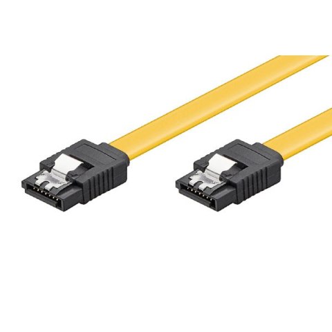 Kabel do dysku twardego datový SATA, SATA M- SATA M, 0.5m, żółty, 6 Gb/s