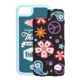 Oprawka na iPhone 7, kolorowe, TPU, PC, Dress Me Indi, 2 w 1, Smile