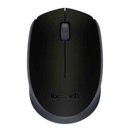 Logitech Mysz M171 1000DPI 2.4 [GHz] optyczna 3kl. 1 scroll bezprzewodowa czarna 2 szt AA do notebooka uniwersalny