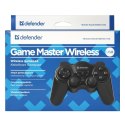 Gamepad Defender AAA, GAME MASTER WIRELESS, 2.4 GHz, 12przycisk, bezdrátové, czarny, 3x AAA, wibracja, Windows 2000/XP/Vista/7