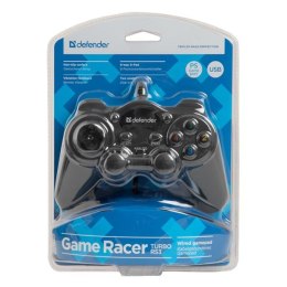 Gamepad Defender Game Racer Turbo RS3 12przycisk USB czarny wibrujący Windows XP/Vista/7