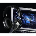 E-Blue Cobra H 948, Gaming Headset, słuchawki z mikrofonem, czarna, 2x 3.5 mm jack