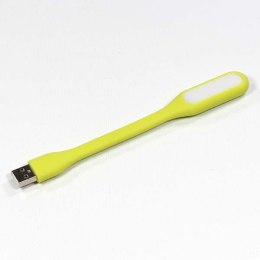 Lampka dla notebooka gumowe zielony USB LED