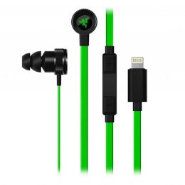 Razer Hammerhead for iOS, słuchawki z mikrofonem, regulacja głośności, czarna, lightning