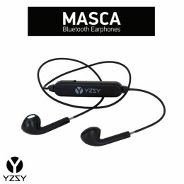 YZSY MASCA słuchawki z mikrofonem, regulacja głośności, czarna, bluetooth