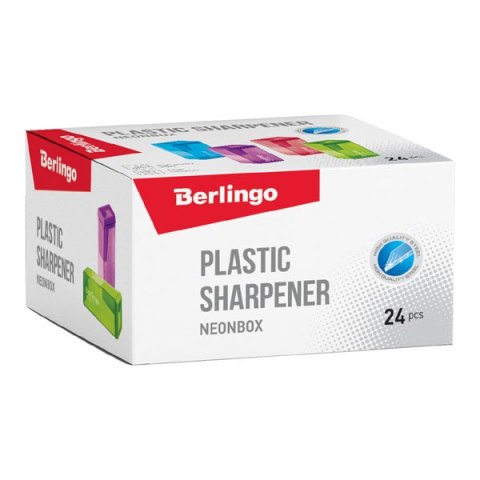 Berlingo, temperówka NeonBox, color, 24szt Berlingo, temperówka NeonBox, color, 24szt