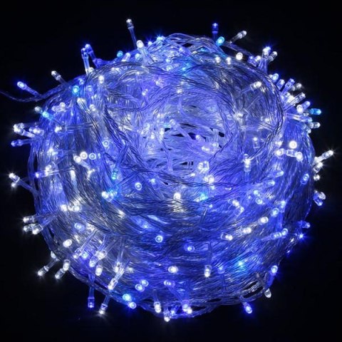 LED osvětlení, Lampki choinkowe, 10m, 220-240 V (50-60Hz), 6W, niebieski, przezroczysty przewód, 30000h, 100xLED LED osvětlení, Lampki choinkowe, 10m, 220-240 V (50-60Hz), 6W, niebieski, przezroczysty przewód, 30000h, 100xLED