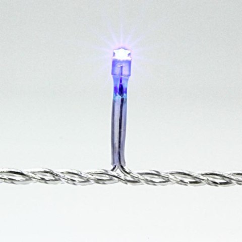 LED osvětlení, Lampki choinkowe, 10m, 220-240 V (50-60Hz), 6W, niebieski, przezroczysty przewód, 30000h, 100xLED LED osvětlení, Lampki choinkowe, 10m, 220-240 V (50-60Hz), 6W, niebieski, przezroczysty przewód, 30000h, 100xLED