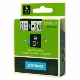 Dymo oryginalny taśma do drukarek etykiet, Dymo, 40913, S0720680, czarny druk/biały podkład, 7m, 9mm, D1