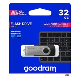 Goodram USB flash disk, 3.0, 32GB, UTS3, czarny, UTS3-0320K0R11