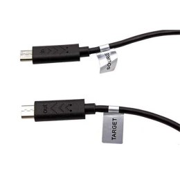 Kabel USB (2.0) USB micro OTG M- USB micro OTG M 0.3m czarny