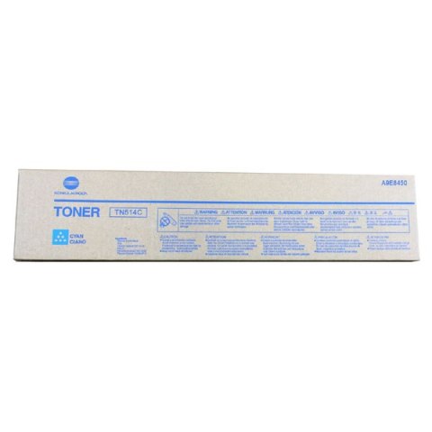 Konica Minolta oryginalny toner TN514C, cyan, 26000s, A9E8450, Konica Minolta Bizhub C458, C558, C658