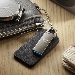 Apacer USB flash disk, 3.1, 16GB, AH15A, srebrny, srebrna, AP16GAH15AA-1, z karabinkiem