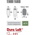 Śpiwór High Peak Tembo Vario czerwono niebieski 23042