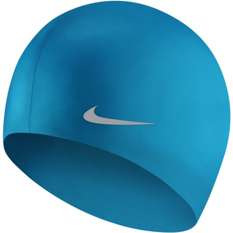 Czepek pływacki Nike Os Solid Junior niebieski TESS0106-458 Czepek pływacki Nike Os Solid Junior niebieski TESS0106-458