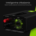 Przetwornica napięcia Inwerter Green Cell 24V na 230V 1500W/3000W Modyfikowana sinusoida