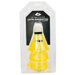 Lotka badminton nylon Athlitech 3szt