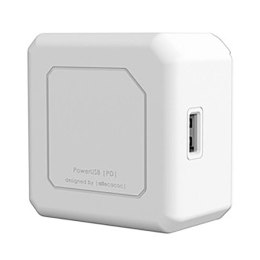 Ładowarka USB 240V, 60W, CEE7 (widelec)-POWERCUBE, 0.1m, POWERUSB PD, biała, POWERCUBE, 2x USB A port + 1x USB-C port s PD + 1x 