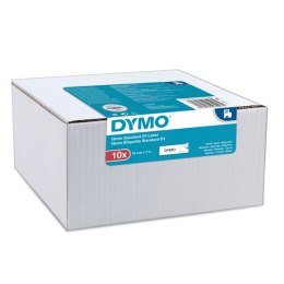 Dymo oryginalny taśma do drukarek etykiet, Dymo, 2093097, czarny druk/biały podkład, 7m, 12mm, op. 10 szt, cena za 1 szt, D1