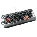 A4Tech G800V, Klawiatura do gry, wodoodporny typ przewodowa (USB), czarna, CZ