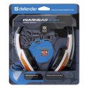 Defender Warhead G-120, Gaming Headset, słuchawki z mikrofonem, regulacja głośności, biało-czerwony, 2x 3.5 mm jack