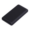 Powerton, powerbank z bezprzewodowym ładowaniem, Li-Pol, 5/9/12V, 20000mAh, z przyssawkami, Qi, QC3.0, czarna