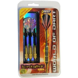 Rzutki lotki metalowe dart KNIGHT 3szt Best Sporting Bezpieczne