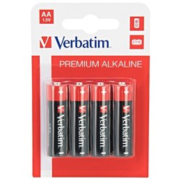 Bateria alkaliczna AA 1.5V Verbatim blistr 4-pack 49921