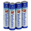 Bateria alkaliczna AAA 1.5V Verbatim blistr 4-pack 49920