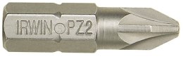 GROT, BIT, KOŃCÓWKA TYPU POZIDRIV 1/4' 25MM 10 SZT. PZ2