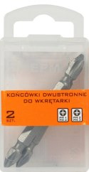 GROT, BIT DO WKRĘTARKI DWUSTRONNA 65MM 2SZT. PH1-PH2,PH2-PH3 EPM