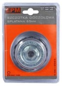 SZCZOTKA DOCZOŁOWA SPLATANA 65MM ZN