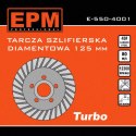 TARCZA DIAMENTOWA SZLIFIERSKA TURBO 125MM EPM