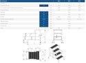 SCHODY DOSTAWNE 73,5CM 3 STOPNIE