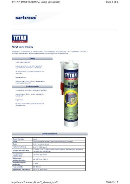 AKRYL TYTAN 280ML SZARY