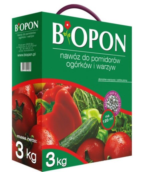 NAWÓZ - DO POMIDORÓW, OGÓRKÓW I WARZYW 1 KG BIOPON
