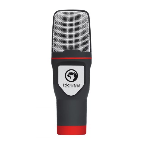 Marvo, mikrofon streamingowy / studyjny MIC-02, bez regulacji głośności, czarny, na trójnogu Marvo, mikrofon streamingowy / studyjny MIC-02, bez regulacji głośności, czarny, na trójnogu
