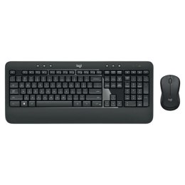 Logitech MK540 Zestaw klawiatur z myszą optyczną bezprzewodową AA US multimedialny odbiornik nano z technologią Logitech Un