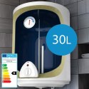 Elektryczny zbiornik ciepłej wody 30 l, biały Aquamarin