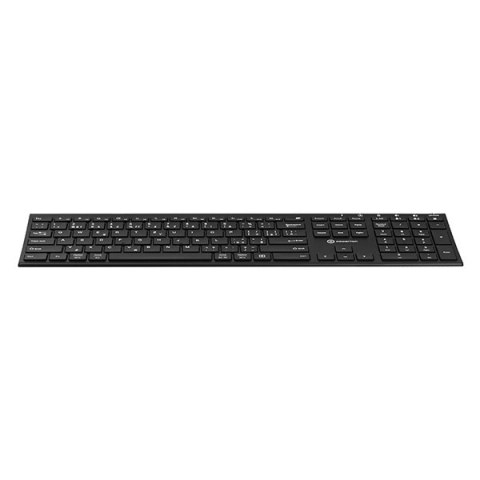 Powerton UltraSlim, Klawiatura CZ/SK, Multi-Device typ 2.4 GHz Dongle + Dual Bluetooth, bezprzewodowa, czarna Powerton UltraSlim, Klawiatura CZ/SK, Multi-Device typ 2.4 GHz Dongle + Dual Bluetooth, bezprzewodowa, czarna