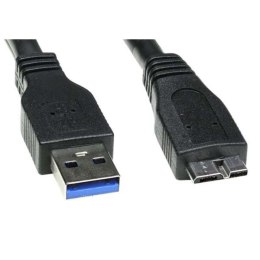 Kabel USB (3.0), USB A M- USB micro B M, 2m, czarny